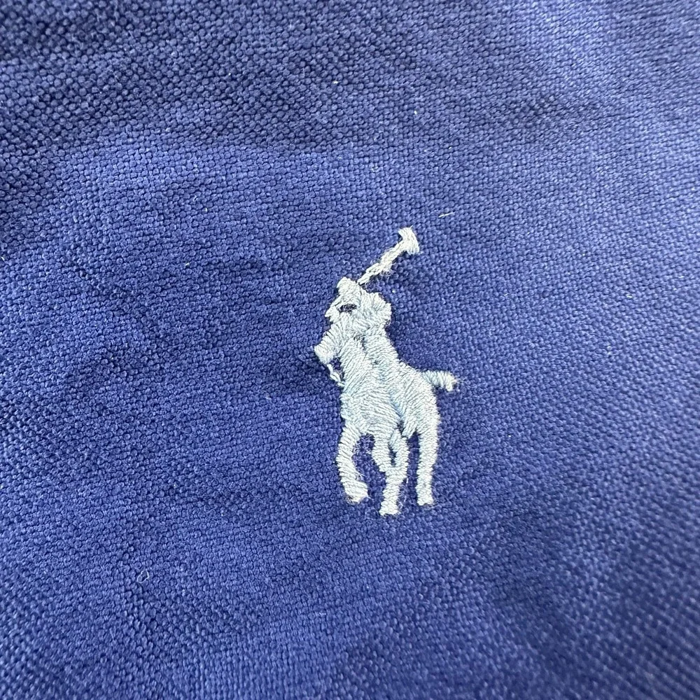 Polo Ralph Lauren Button Shirt -L- Navy Blue Classic Fit -Blue Pony- Dress
